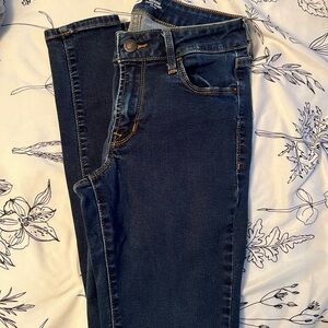 Old Navy Women's Dark Blue Skinny Jeans
